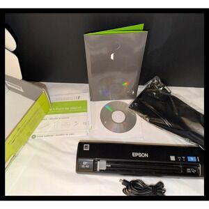 Epson WorkForce DS-40 Wireless Color Portable Scanner Black Office Document Scan